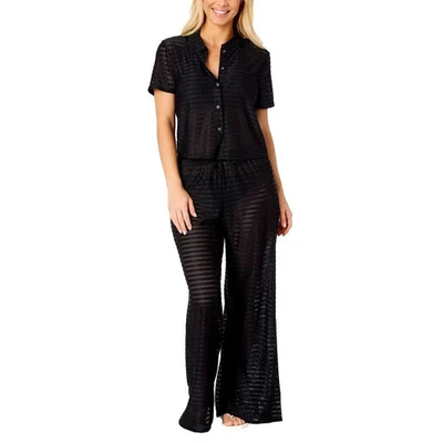 Juego de encubrimiento de natación ligero de 2 piezas Hurley para mujer, negro, talla S Foto 1 de 4