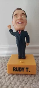 2002-03 Houston Rockets Rudy Tomjanovich Talking Bobblehead edición limitada raro - Imagen 1 de 4