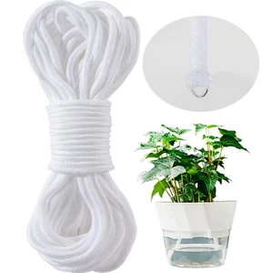 50Ft 1/4 Inch Self Watering Capillary Wick Cord Vacation Plant Waterer Rope - Picture 1 of 6