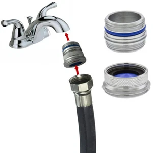 Adaptador de grifo de caché a manguera - Convertir aireador oculto para llevar cocina macho de 3/4" - Imagen 1 de 7