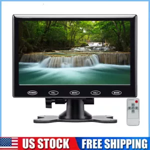 Portable Monitor 7'' LCD Display Screen AV VGA HDMI Input for PC DSLR Raspberry - Picture 1 of 23