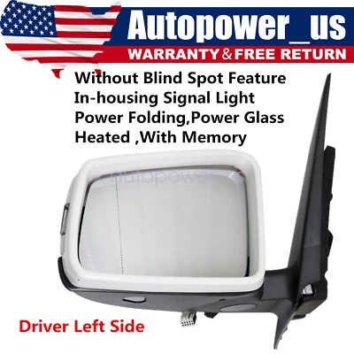 ESPEJO CONDUCTOR BLANCO LADO IZQUIERDO APTO PARA MERCEDES GLK350 GLK250 2010-2015 Foto 1 de 4