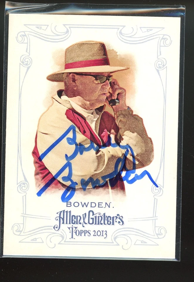 2013 Topps A&G Allen Ginter BOBBY BOWDEN Signed Card autograph auto SEMINOLES - Image 1 of 1