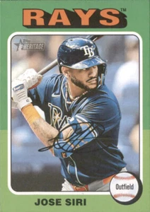 2024 Topps Heritage High Number - Jose Siri Tampa Bay Rays #664 - Bild 1 von 1