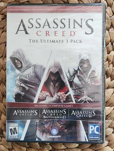 Assassins Creed Ultimate 3 Pack (PC DVD) New US Retail Edition Sealed As Shown - Picture 1 of 6