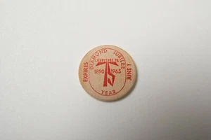Wooden Nickel(B10B-2)Diamond Jubilee Charleroi PA 1890-1965 Expires June 1 - Picture 1 of 5