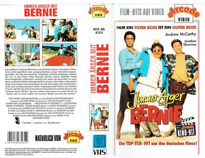 (VHS)  Videokassette - Immer Ärger mit Bernie - Andrew McCarthy, Terry Kiser - Bild 1 von 3