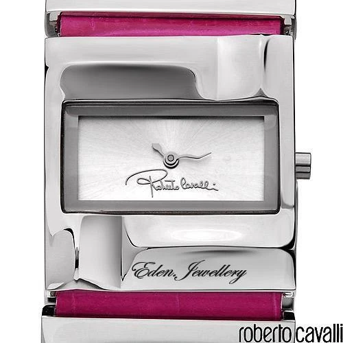 Reloj ROBERTO CAVALLI Hecho en ITALIA RC CROCO TAIL R7251270025 Cuero Fucsia Foto 1 de 1