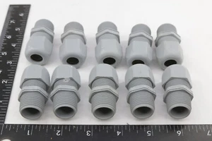 (10) Kleinhuis IPON NPT 1/2" Straight Connector w/Rubber Tension & Light USED - Picture 1 of 2