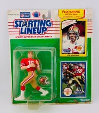 1990 Kenner Starting Lineup Joe Montana San Francisco 49ers | Rookie Year Card