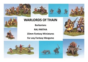 RAL PARTHA 15mm WARLORDS of THAIN Fantasy Army Multi list UNPAINTED Demonworld - Picture 1 of 10