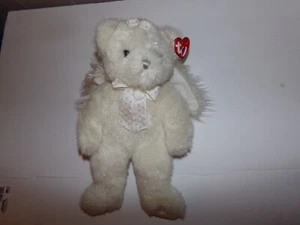 Vintage 2002 Ty Classic Beanie Baby Angelina Bear 12 Inch With Hang Tag, Wings - Picture 1 of 2