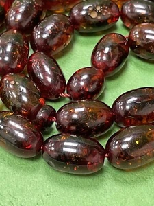 Ottoman Antique Faturan cherry amber bakelite islamic prayer 33 beads 55 Grams R - Picture 1 of 24