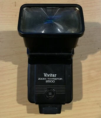 Vivitar Thyristor 2500 Zoom Tilt Flash Shoe Mount - Image 1 of 4