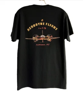 Aerodyne Twin Cessna T-Shirt - Gr. M, L, XL, XXL - schwarz - individuelles Design - Bild 1 von 5