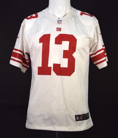 Odell Beckham Jr NFL Team Apparel NY New York Giants Jersey White | Youth L Cover