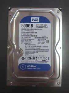 Western Digital 500GB 3.5" HDD SATA  WD5000AAKX S/N: WCC2E1CPYJCO - Picture 1 of 2