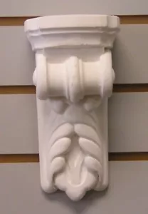 7540 Art Deco Eiche Blatt Corbel Regalhalterung Latex Fiberglas Produktionsform - Bild 1 von 1
