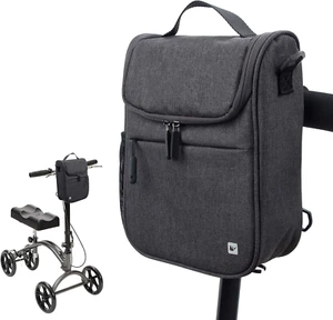 Knee Walker Handlebar Bag Multiple Uses Handlebar Bag for Knee Walker, Bike, Sco - Picture 1 of 12