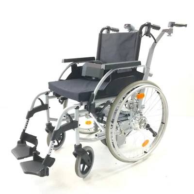 Alber Viamobil V25 Elektrische Schiebehilfe + Faltrollstuhl Sitzbreite wählbar - Bild 1 von 4