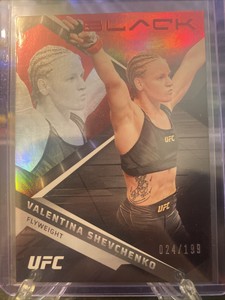 2022 Panini Chronicles UFC - Black Red #206 Valentina Shevchenko /199