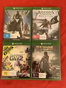 Bulk Lot 4 XBOX ONE Games Destiny Dead Rising Plants vs Zombies GW2 Creed IV - Picture 1 of 2