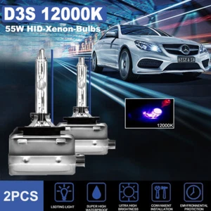 55W D3S 12000K HID Xenon Bulb Replacement Headlight Headlamp 12V Car Accessories - Picture 1 of 12