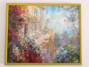 Dipinto paesaggio VILLA Acrilico su Tela - Foto 1 di 1