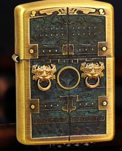 Atemberaubendes Messing Mystical Gate Of Wealth Zippo Feuerzeug - Bild 1 von 2