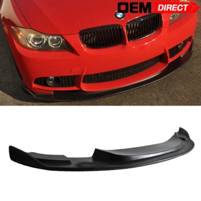 For Aftermarket M Bumper Only! Fits 06-11 BMW E90 H Style Front Bumper Lip - PP - Image 1 of 4