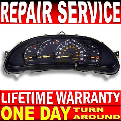 2000-05 GMC Pontiac Sunfire Speedometer Instrument Gauge Cluster REPAIR SERVICE* - Image 1 of 3