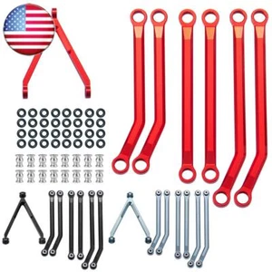 FLYXM Steering Link Linkage Tie Rod kit Pull Rod for 1/24 AXI00006 SCX24 Bronco - Picture 1 of 24