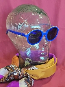 ETNIA BARCELONA SUNGLASSES KLEIN 01 BLGD 51 21 137 F 1/14 XL BLUE Rare VINTAGE  - Picture 1 of 11