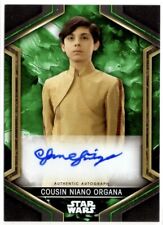 2023 Topps Star Wars Obi-Wan Kenobi Ian Inigo Autograph Card, Cousin Niano Green
