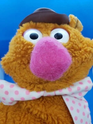 Vintage Fozzie Bear Muppet Puppet Fisher Price Toys 1976 1978 - Image 1 of 4