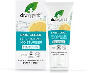 2x Dr Organic Skin Clear Moisturisers 50Ml Acne & Clear Skin, Salicylic Acid - Picture 1 of 12