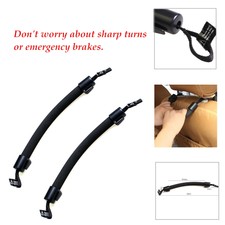 2PCS Car Seat Back Armrest Seat Grab Handle Hook Safe Drive Hook Streamlined