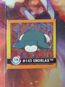 Snorlax #143 1999 Artbox Pokemon Sticker LP - Picture 1 of 3