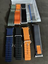 8 Pack Sport Band Compatible for Apple Watch Ultra Band 49mm 45mm 44mm 42mm Men