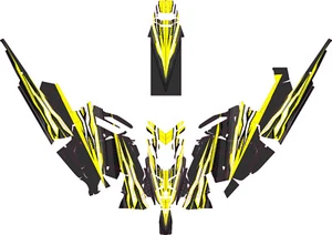 2022+ Matryx Pro RMK Khaos SNOWMOBILE SLED WRAP GRAPHIC KIT DECALS EPS 17 - Picture 1 of 2