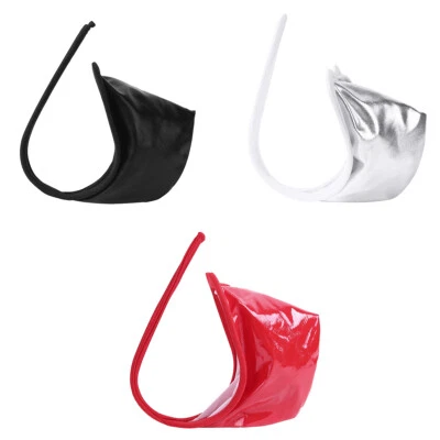 Herren Lack Leder offener Schritt C-String Tanga Dessous Bikini Slip Unterwäsche - Bild 1 von 3