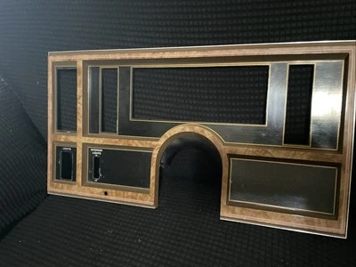 1984-1987 NOS BUICK REGAL Tablero Borde Speedo Cluster Madera Grano Tablero Bisel Foto 1 de 4