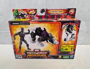 2023 Black Panther & Saber Claw Marvel Mech Strike Mechasaurs Actionfigur Set - Bild 1 von 2