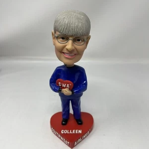 Southwest Airlines Bobblehead President Colleen Barrett SWA Aviation - Picture 1 of 7