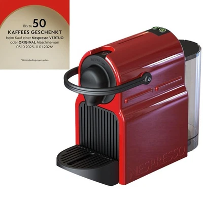 Nespresso XN 1005 Inissia Coffee Machine Ruby Red by Krups - Bild 1 von 2