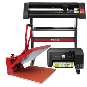 Pressa a Caldo per Magliette 50cm, Plotter da Taglio Vinile & Stampante Inkjet - Afbeelding 1 van 9