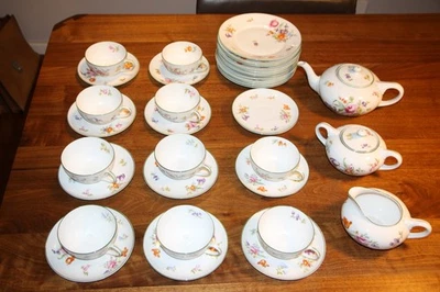 Rosenthal Balmoral  "Deutsche Blume" Selb Bavaria - selten: grüner Rand - Bild 1 von 4