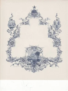 Liberia MNH C69a Proof of Frame in BLUE Designed by SZYK - Picture 1 of 1