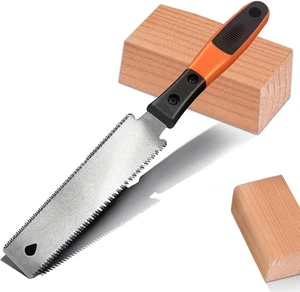Sega Giapponese per Legno, Seghetto Manuale Piccola Con Lama a Doppio Taglio, Im - Foto 1 di 12