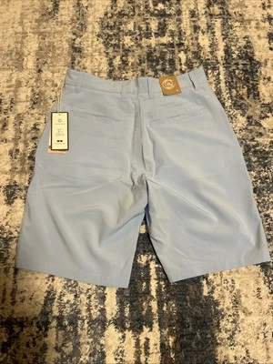 Pantalones Cortos Híbridos Panama Jack Para Hombres Azul 7" Entrepierna Rendimiento de Golf - Talla 30 - Nuevos con Etiquetas Foto 1 de 4